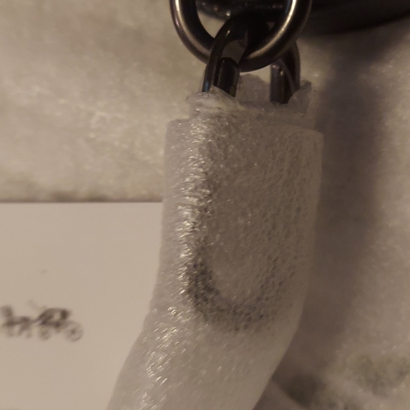 Leather...Coach Round Hybrid Carriage Print - Picture 6 of 9